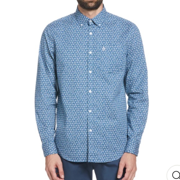 NEW PENGUIN ALL OVER TUMBLE PETE PRINT SHIRT Size:S - Picture 1 of 9
